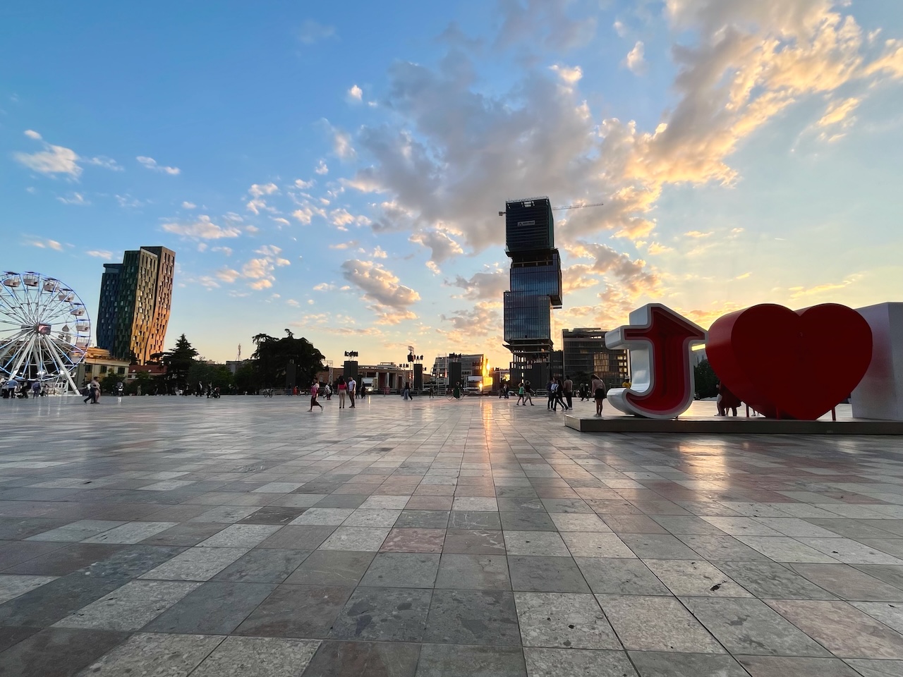 Main square in Tirana